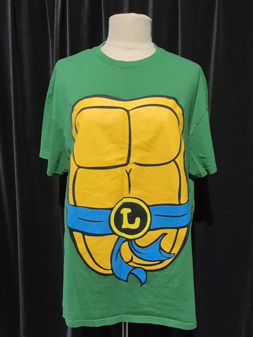 Nickelodeon Green and Yellow Men's Shirt (Box A)